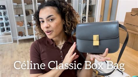 celine box khaki|celine box bag review.